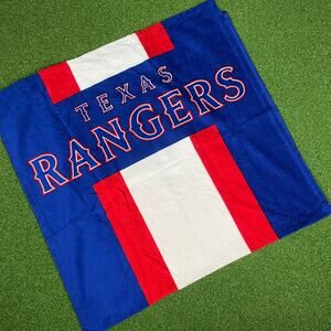 Vintage Texas Rangers MLB Baseball Northwest Beach Towel